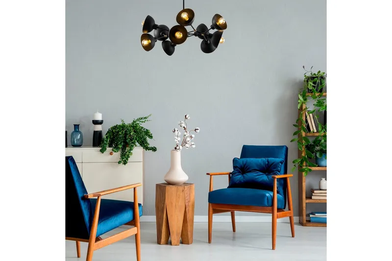 Taklampa Ilmare Moonza Svart - Svart - Belysning - Inomhusbelysning & lampor - Taklampor & takbelysning - Kökslampa & pendellampa