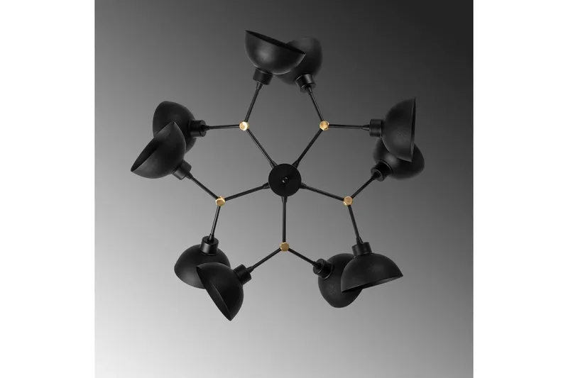 Taklampa Ilmare Moonza Svart - Svart - Belysning - Inomhusbelysning & lampor - Taklampor & takbelysning - Kökslampa & pendellampa