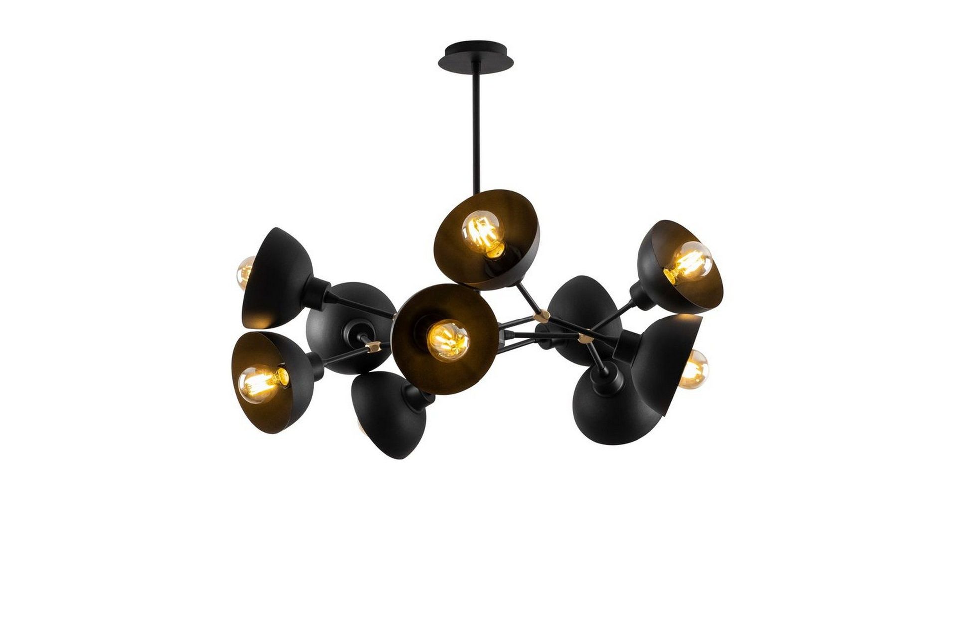 Taklampa Ilmare Moonza Svart - Svart