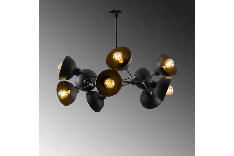 Taklampa Ilmare Moonza Svart - Svart - Belysning - Inomhusbelysning & lampor - Taklampor & takbelysning - Kökslampa & pendellampa