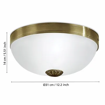 Taklampa Imperial - 31 cm - Belysning - Inomhusbelysning & lampor - Taklampor & takbelysning - Plafond
