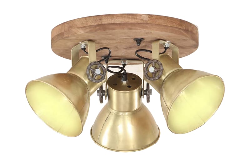 Taklampa industriell 25 W mässing 42x27cm E27 - Flerfärgad - Kökslampa & pendellampa - Sovrumslampa - Fönsterlampa hängande