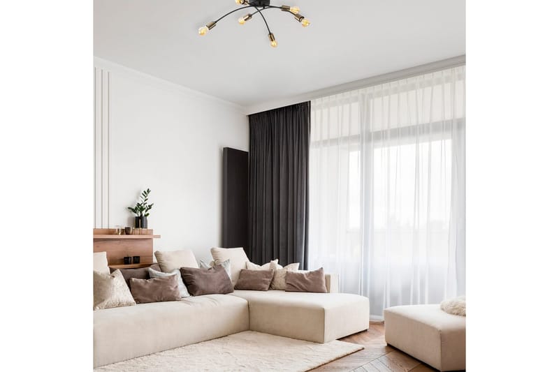 Taklampa Jano Svart / Vintage - Svart / Vintage - Belysning - Inomhusbelysning & lampor - Taklampor & takbelysning - Plafond