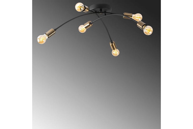 Taklampa Jano Svart / Vintage - Svart / Vintage - Belysning - Inomhusbelysning & lampor - Taklampor & takbelysning - Plafond