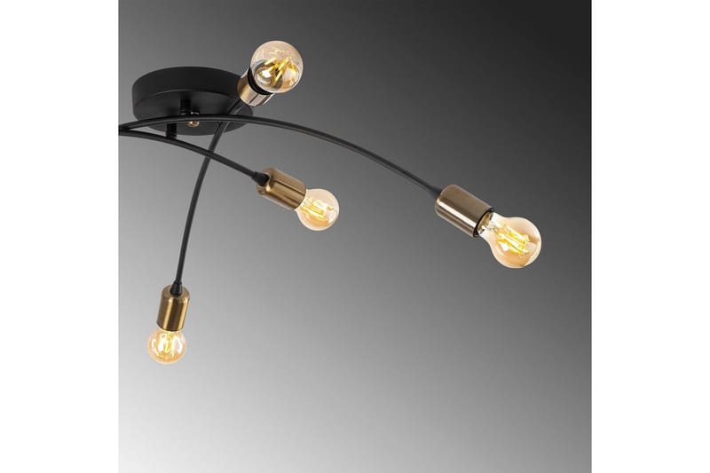 Taklampa Jano Svart / Vintage - Svart / Vintage - Belysning - Inomhusbelysning & lampor - Taklampor & takbelysning - Plafond