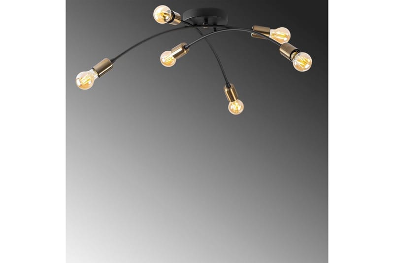 Taklampa Jano Svart / Vintage - Svart / Vintage - Belysning - Inomhusbelysning & lampor - Taklampor & takbelysning - Plafond