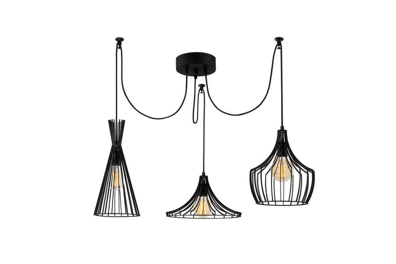 Taklampa Jarim Svart - Svart - Belysning - Inomhusbelysning & lampor - Taklampor & takbelysning - Kökslampa & pendellampa