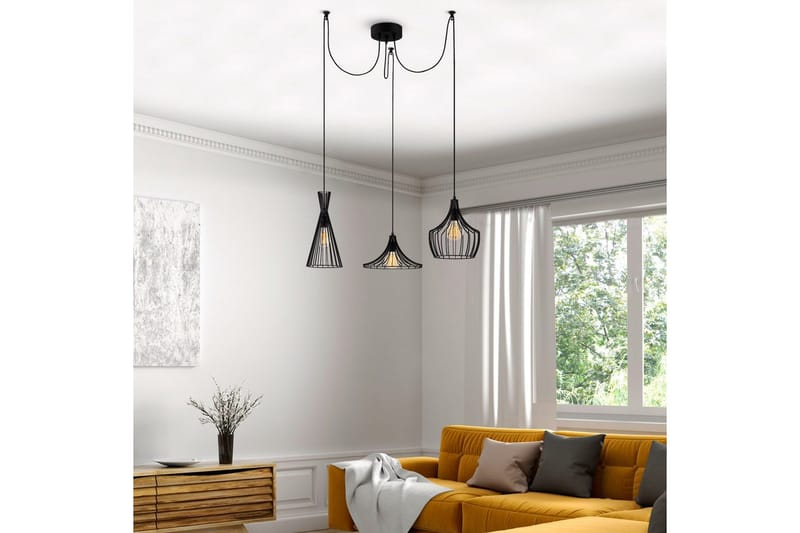 Taklampa Jarim Svart - Svart - Belysning - Inomhusbelysning & lampor - Taklampor & takbelysning - Kökslampa & pendellampa