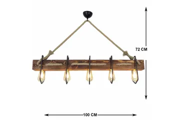 Taklampa Kalldrun Valnöt - Valnöt - Belysning - Inomhusbelysning & lampor - Taklampor & takbelysning - Kökslampa & pendellampa