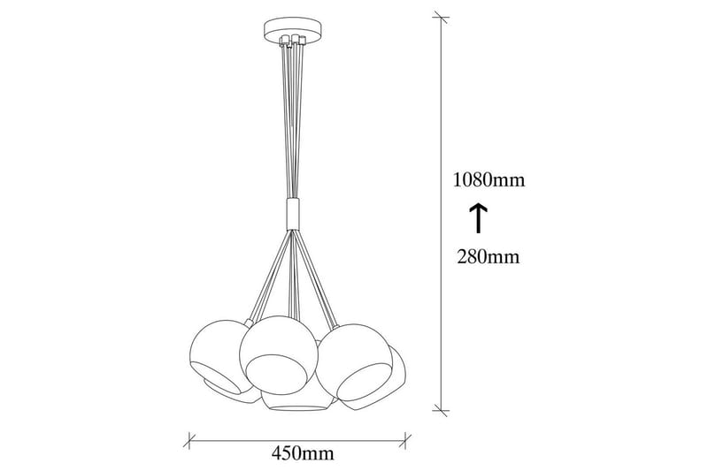 Taklampa Kelorn Svart / Rany - Guld/Svart - Belysning - Inomhusbelysning & lampor - Taklampor & takbelysning - Kökslampa & pendellampa