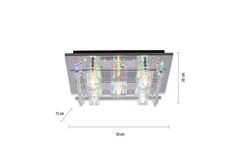 Taklampa Kemal2.0 - 50x15x50 cm - Belysning - Inomhusbelysning & lampor - Taklampor & takbelysning - Plafond