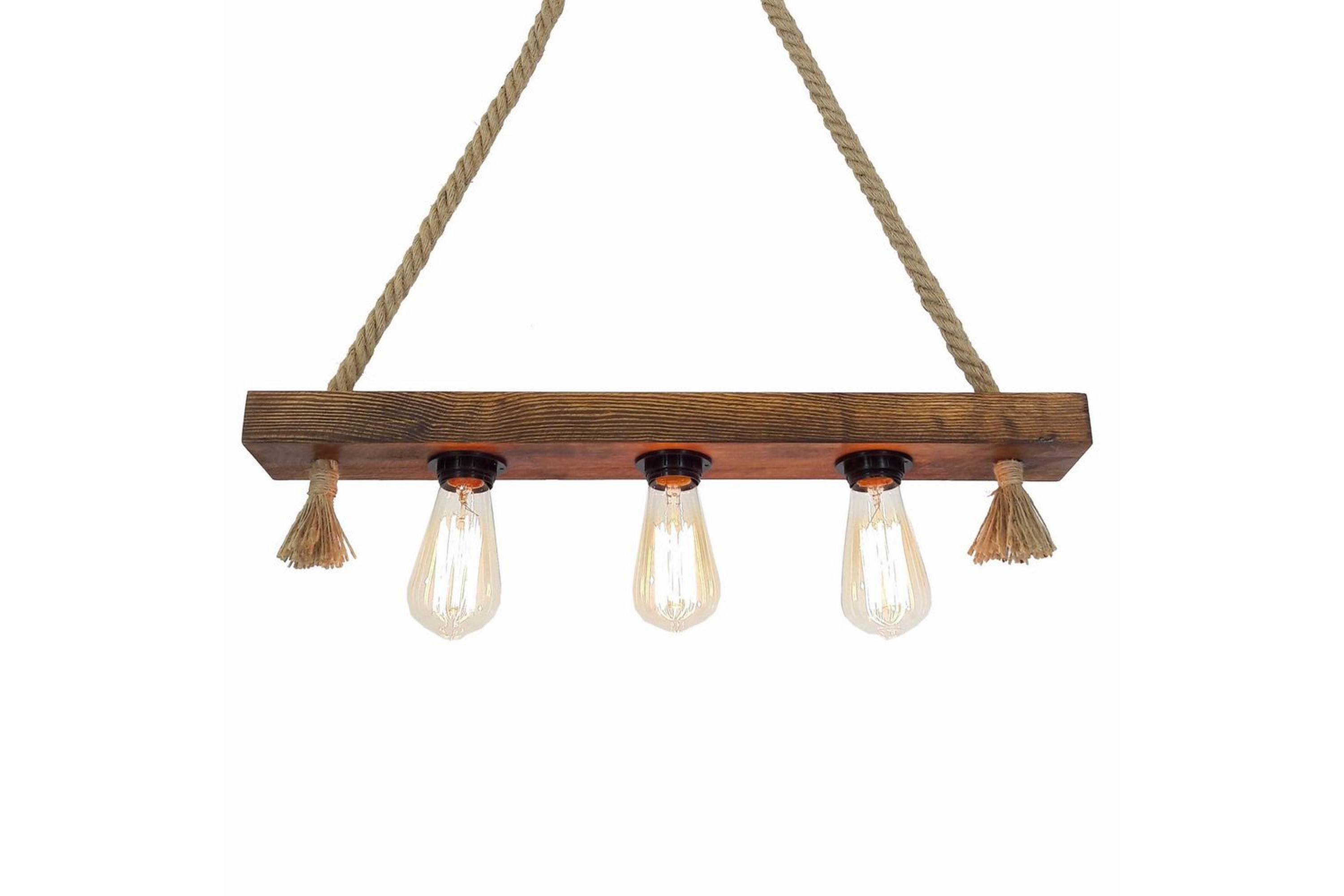 Taklampa Kutuk Valnöt - Brun