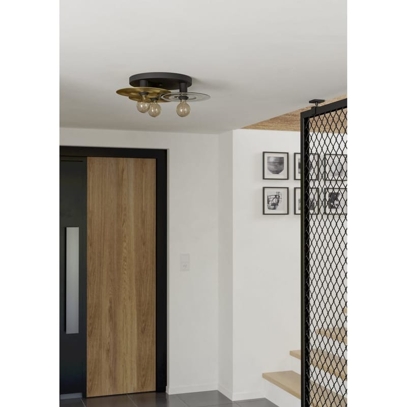 Taklampa Lintmill med 3 lampor - 53 cm - Belysning - Inomhusbelysning & lampor - Taklampor & takbelysning - Plafond