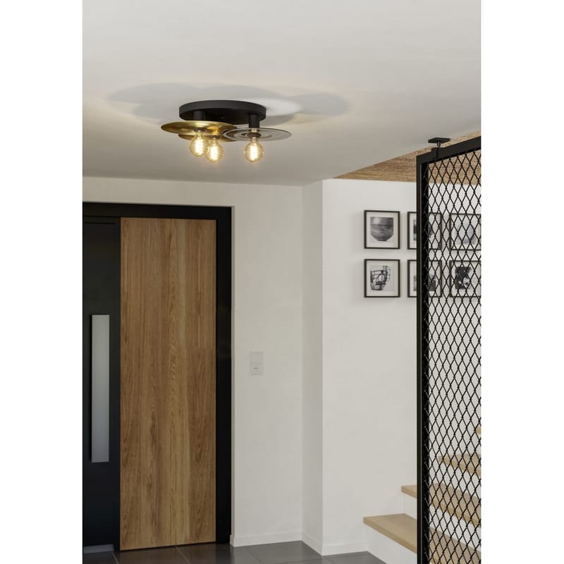 Taklampa Lintmill med 3 lampor - 53 cm - Belysning - Inomhusbelysning & lampor - Taklampor & takbelysning - Plafond