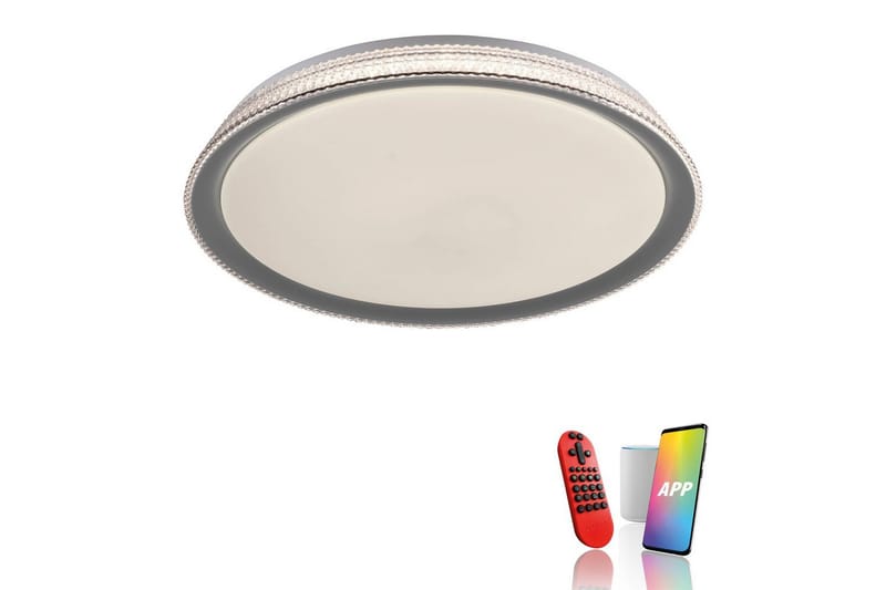 Taklampa Lolasmart Kari - 51x9x51 cm - Belysning - Inomhusbelysning & lampor - Taklampor & takbelysning - Plafond