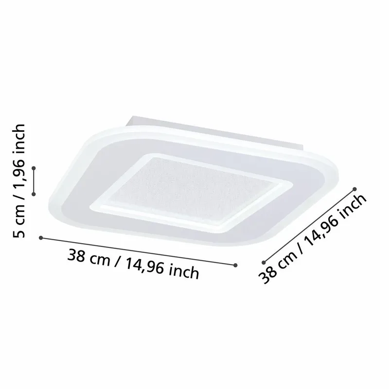 Taklampa Macchioni - 38 cm - Belysning - Inomhusbelysning & lampor - Taklampor & takbelysning - Plafond