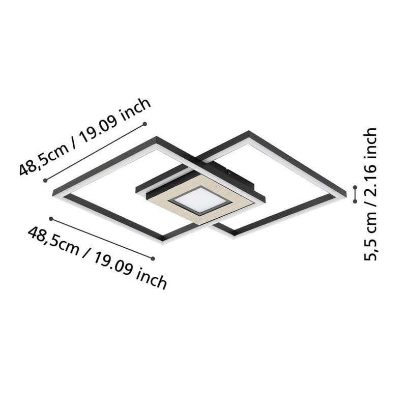 Taklampa Marinello - 48,5 cm - Belysning - Inomhusbelysning & lampor - Taklampor & takbelysning - Plafond