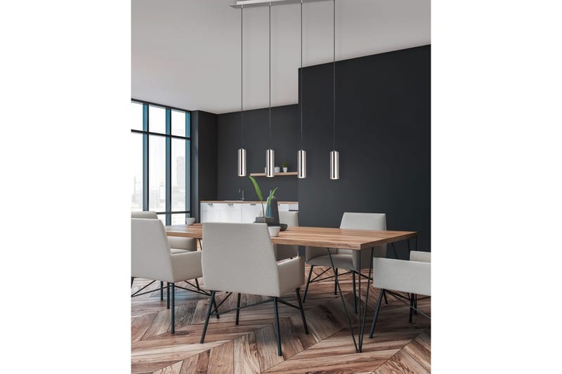 Taklampa Marley - Borstad stål - Belysning - Inomhusbelysning & lampor - Taklampor & takbelysning - Plafond