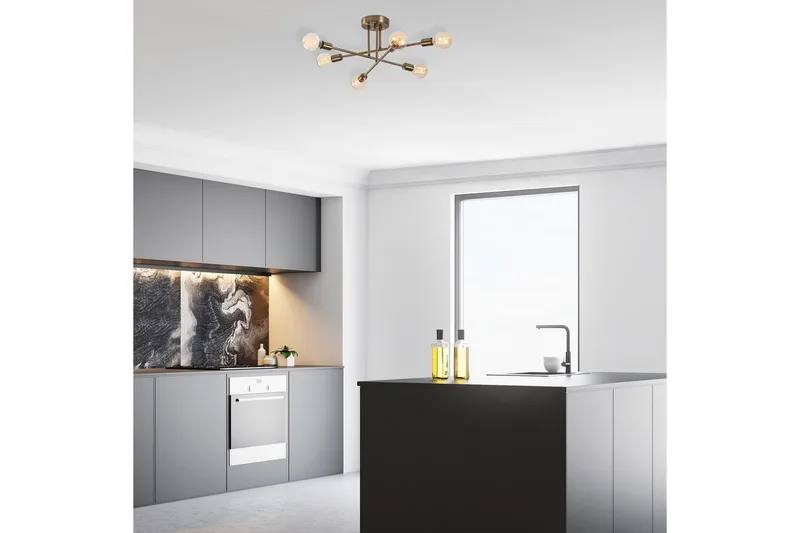 Taklampa Masasada Koppar - Guld - Belysning - Inomhusbelysning & lampor - Taklampor & takbelysning - Plafond