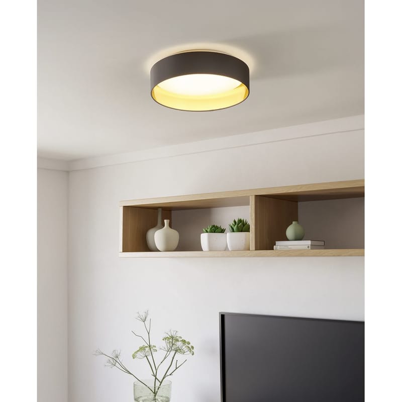 Taklampa Maserlo - Cappuccino/Guld - Belysning - Inomhusbelysning & lampor - Taklampor & takbelysning - Plafond