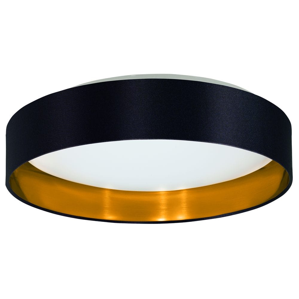 Taklampa Maserlo - Svart/Guld