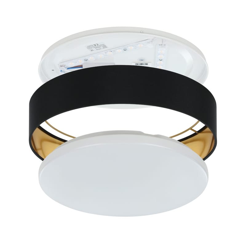 Taklampa Maserlo - Svart/Guld - Belysning - Inomhusbelysning & lampor - Taklampor & takbelysning - Plafond