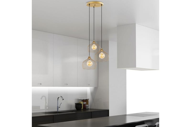 Taklampa Meron Shiny Gold Circle - Guld - Belysning - Inomhusbelysning & lampor - Taklampor & takbelysning - Kökslampa & pendellampa