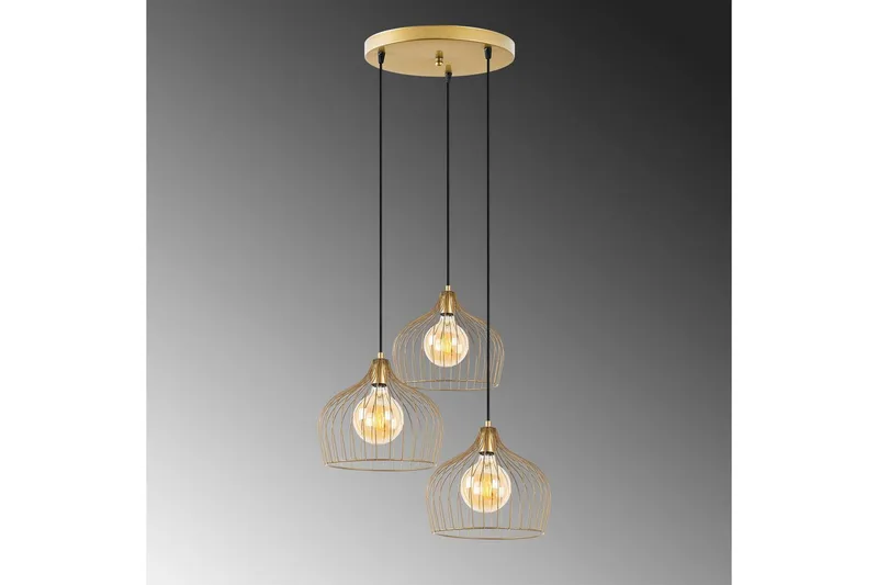 Taklampa Meron Shiny Gold Circle - Guld - Belysning - Inomhusbelysning & lampor - Taklampor & takbelysning - Kökslampa & pendellampa