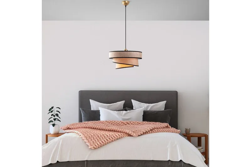 Taklampa Miwako Ljusbrun - Ljusbrun - Belysning - Inomhusbelysning & lampor - Taklampor & takbelysning - Kökslampa & pendellampa