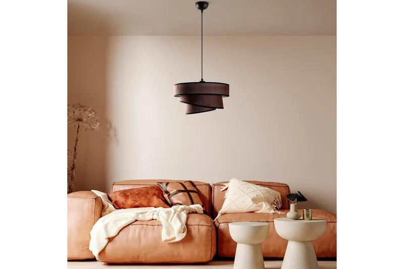 Taklampa Miwako Mörkbrun - Mörkbrun - Belysning - Inomhusbelysning & lampor - Taklampor & takbelysning - Kökslampa & pendellampa