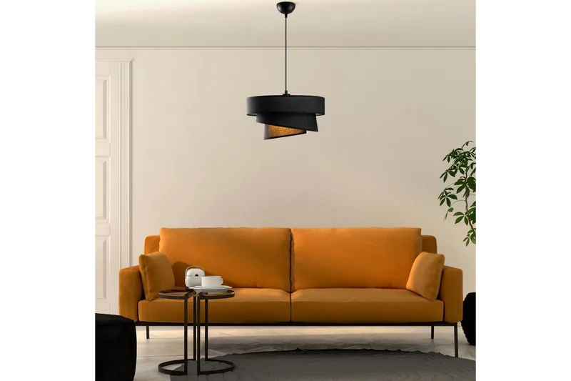 Taklampa Miwako Svart - Svart - Belysning - Inomhusbelysning & lampor - Taklampor & takbelysning - Kökslampa & pendellampa