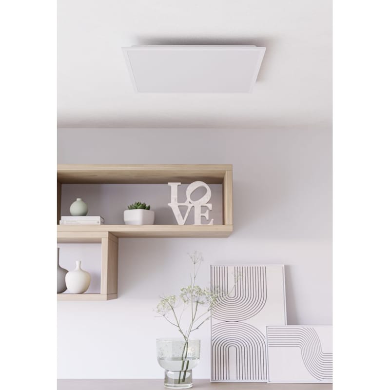 Taklampa Moradillo - Vit, 595x595 mm - Belysning - Inomhusbelysning & lampor - Taklampor & takbelysning - Plafond