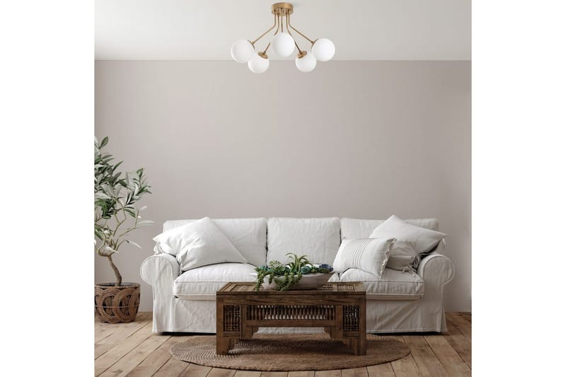 Taklampa Orion Gold - Guld - Belysning - Inomhusbelysning & lampor - Taklampor & takbelysning - Plafond