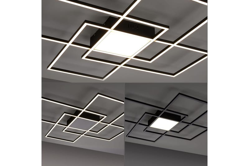 Taklampa Q-Asmin - 80x6x80 cm - Belysning - Inomhusbelysning & lampor - Taklampor & takbelysning - Plafond
