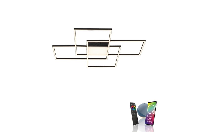 Taklampa Q-Asmin - 80x6x80 cm - Belysning - Inomhusbelysning & lampor - Taklampor & takbelysning - Plafond