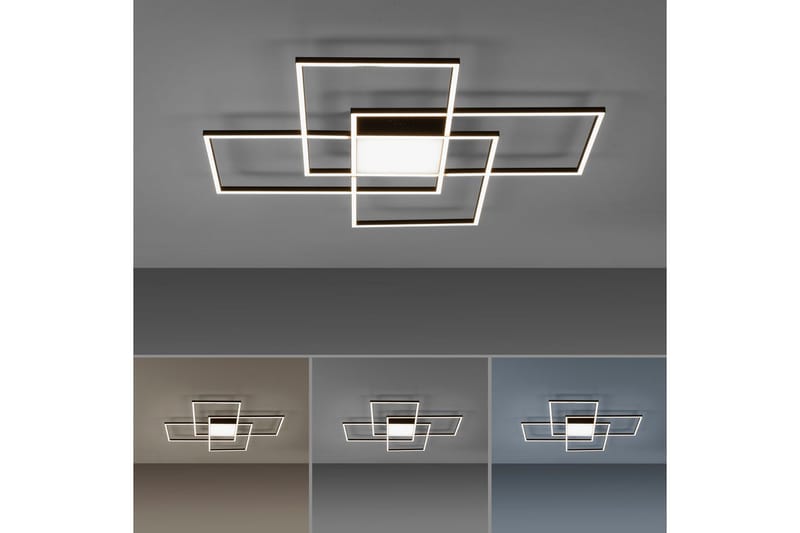 Taklampa Q-Asmin - 80x6x80 cm - Belysning - Inomhusbelysning & lampor - Taklampor & takbelysning - Plafond