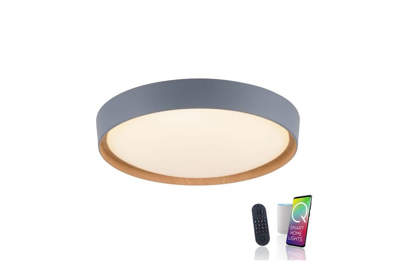 Taklampa Q-Emilia - 50x12x50 cm - Belysning - Inomhusbelysning & lampor - Taklampor & takbelysning - Plafond