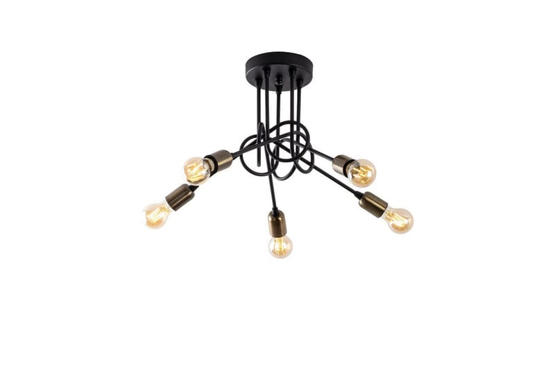 Taklampa Ranju Svart / Antik Fem Soklar - Fem Soklar - Belysning - Inomhusbelysning & lampor - Taklampor & takbelysning - Kökslampa & pendellampa