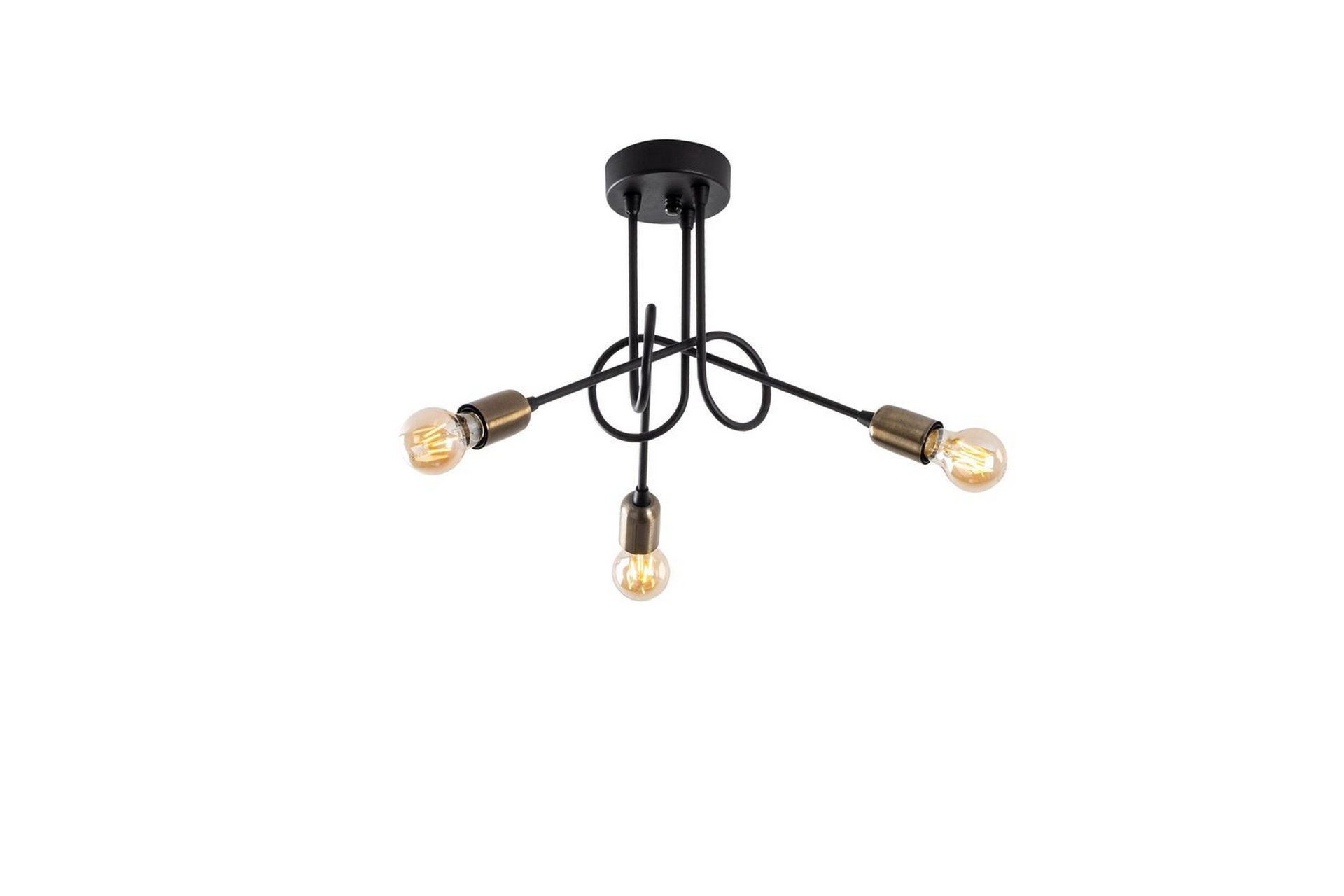 Taklampa Ranju Svart / Antik Treuttag - Treuttag