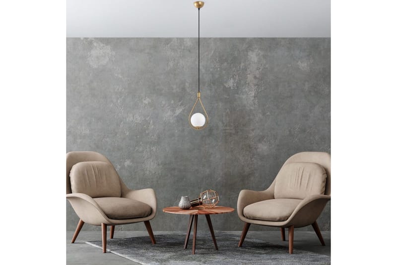 Taklampa Ranpal Enkel Rany - Guld - Belysning - Inomhusbelysning & lampor - Taklampor & takbelysning - Kökslampa & pendellampa