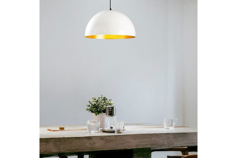 Taklampa Rantesh Vit - 40 x 40 cm - Belysning - Inomhusbelysning & lampor - Taklampor & takbelysning - Kökslampa & pendellampa