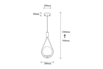 Taklampa Rate 8 Svart - Svart - Belysning - Inomhusbelysning & lampor - Taklampor & takbelysning - Kökslampa & pendellampa