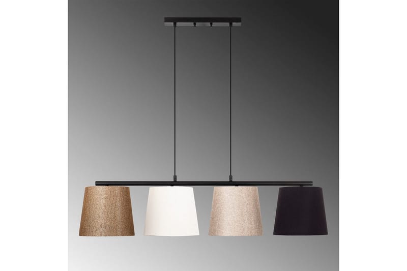 Taklampa Rithmere Svart / Rany / Vit / Beige - Beige/Guld/Svart/Vitfärgat trä - Belysning - Inomhusbelysning & lampor - Taklampor & takbelysning - Kökslampa & pendellampa