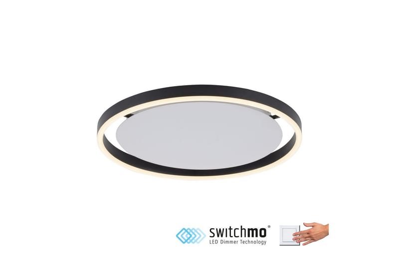 Taklampa Ritus - 39,3x5,3x39,3 cm, Antracit - Belysning - Inomhusbelysning & lampor - Taklampor & takbelysning - Plafond