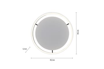 Taklampa Ritus - 39,3x5,3x39,3 cm, Antracit - Belysning - Inomhusbelysning & lampor - Taklampor & takbelysning - Plafond