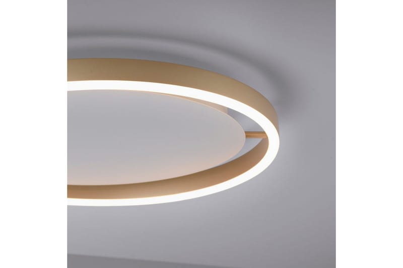 Taklampa Ritus - 39,3x5,3x39,3 cm, Matt mässing - Belysning - Inomhusbelysning & lampor - Taklampor & takbelysning - Plafond