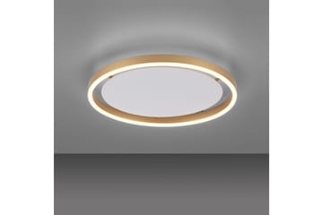 Taklampa Ritus - 39,3x5,3x39,3 cm, Matt mässing - Belysning - Inomhusbelysning & lampor - Taklampor & takbelysning - Plafond