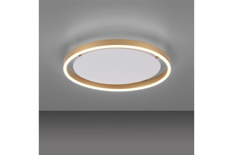 Taklampa Ritus - 39,3x5,3x39,3 cm, Matt mässing - Belysning - Inomhusbelysning & lampor - Taklampor & takbelysning - Plafond