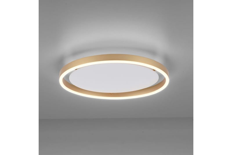Taklampa Ritus - 39,3x5,3x39,3 cm, Matt mässing - Belysning - Inomhusbelysning & lampor - Taklampor & takbelysning - Plafond
