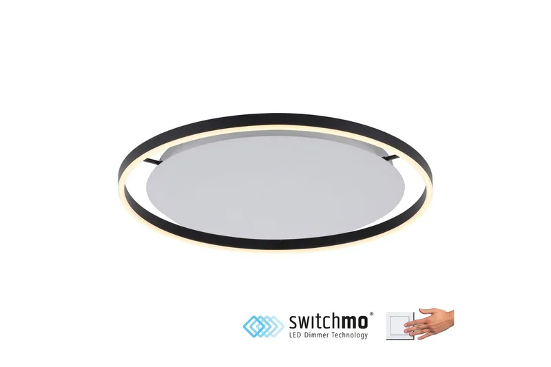 Taklampa Ritus - 58,5x5,3x58,5 cm, Antracit - Belysning - Inomhusbelysning & lampor - Taklampor & takbelysning - Plafond